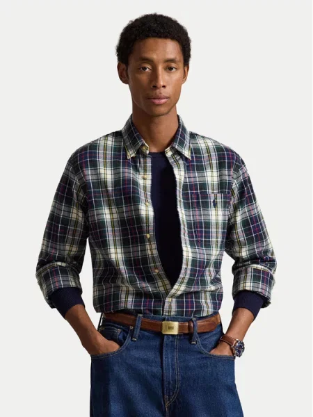Polo Ralph Lauren Ing Sötétkék Custom Fit
