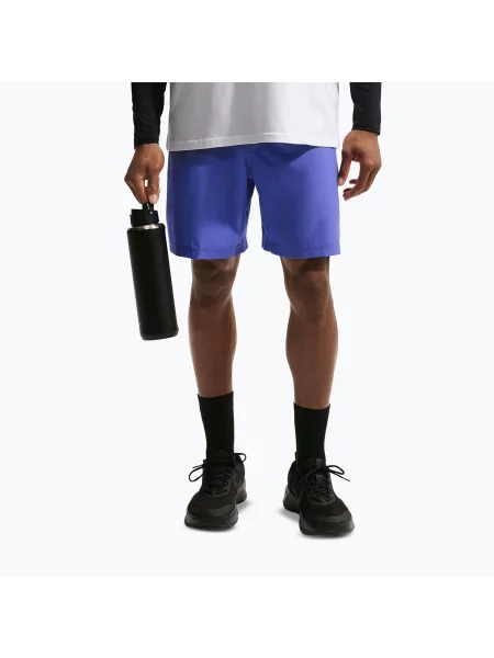Pantaloni scurți de antrenament pentru bărbați Nike Form Dri-Fit Versatile 7" persian violet/black negru