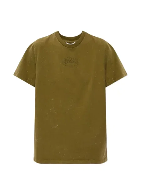 Tricou Ganni cu imagine verde