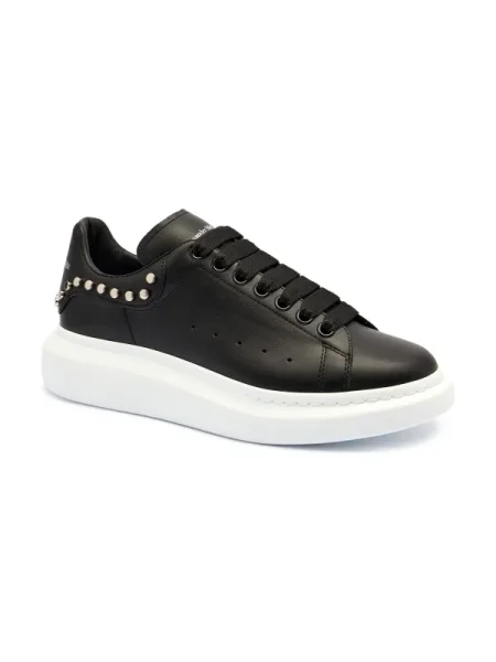 Alexander McQueen Teniși din piele negru