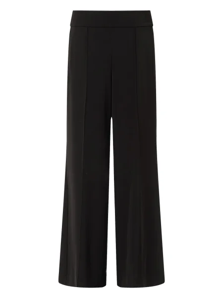 COMMA Pantaloni cu dungă negru