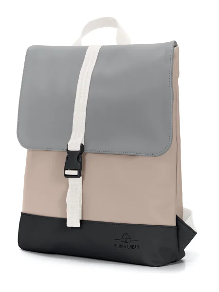 Johnny Urban Rucsac Ruby bej / gri argintiu / negru alb