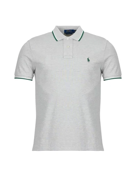 Polokošeľa Polo Ralph Lauren so sieťovinou sivá