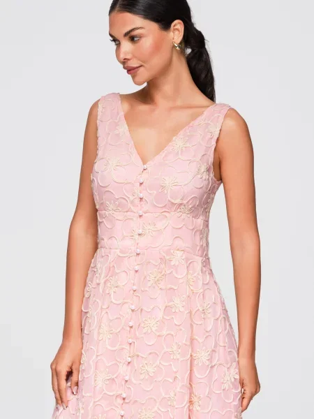 Rochie midi Ombre evazată