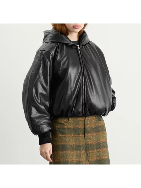 Kurtka skórzana Acne Studios czarna