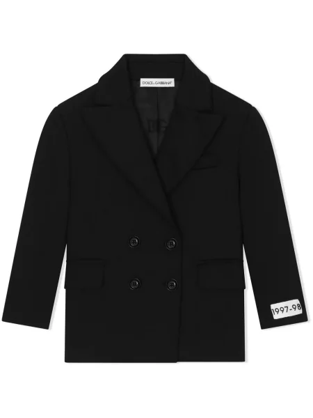 Dětské sako Dolce & Gabbana černé
