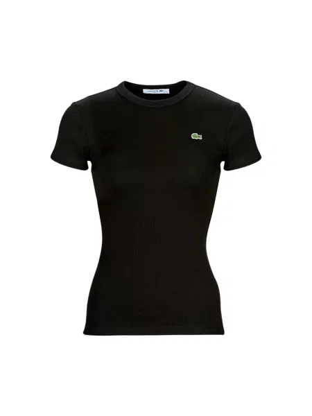 T-shirt LACOSTE Tee-Shirt Black 38 czarna