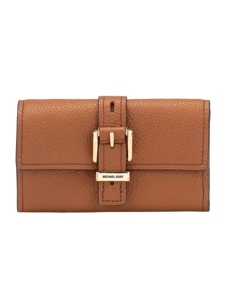 MICHAEL Michael Kors Denarnica Michael Kors Porte monnaie / billet Cuir Nolita Marron' rjava