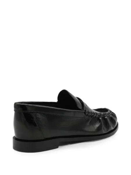 Pantofi loafer Rag & Bone din piele cu volane negru