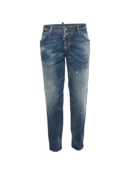 Blugi Dsquared2 zdrențuiți albastru
