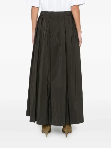 Fusta plisata 's Max Mara plisată maro