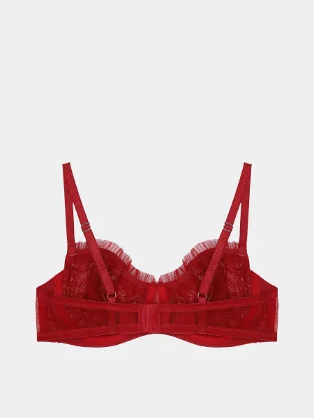 Бюстгальтер Emporio Armani бордовий