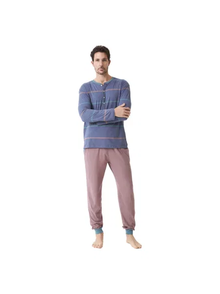 Pijamale J&j Brothers albastru