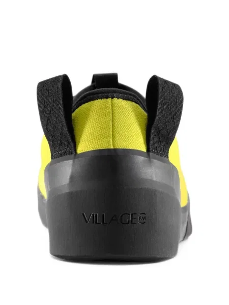 Sneakerși Village Pm din piele galben