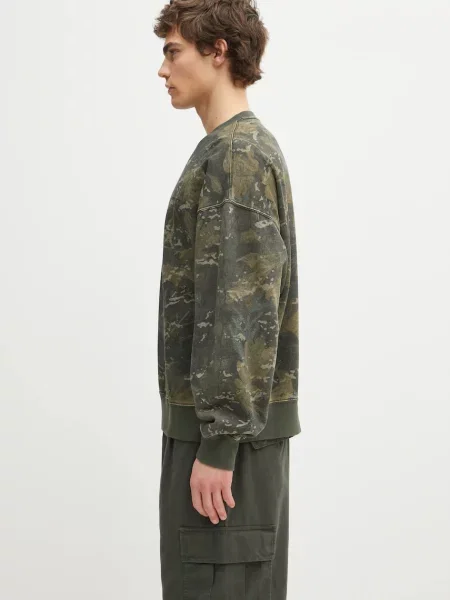 Μπλούζα Carhartt WIP Benton Sweat πράσινο