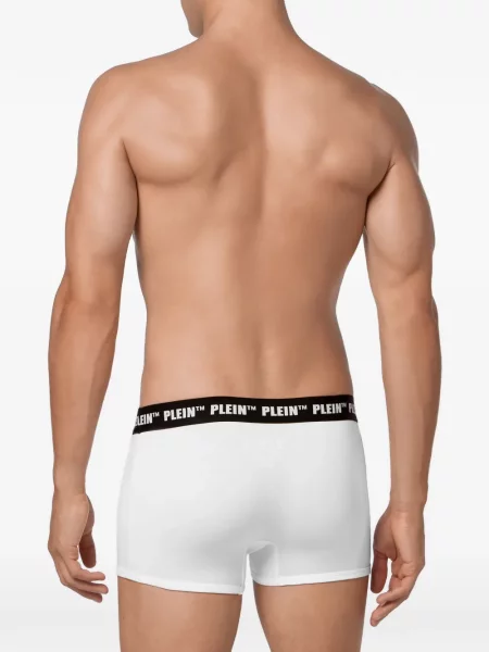 Boxeri Philipp Plein cu autograf alb