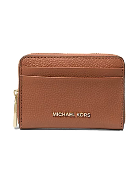 Portfel Michael Michael Kors skórzany brązowy