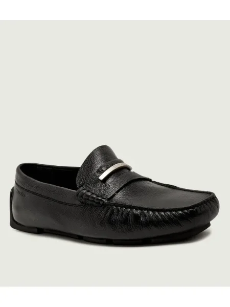 Calvin Klein De piele mocasini DRIVER negru