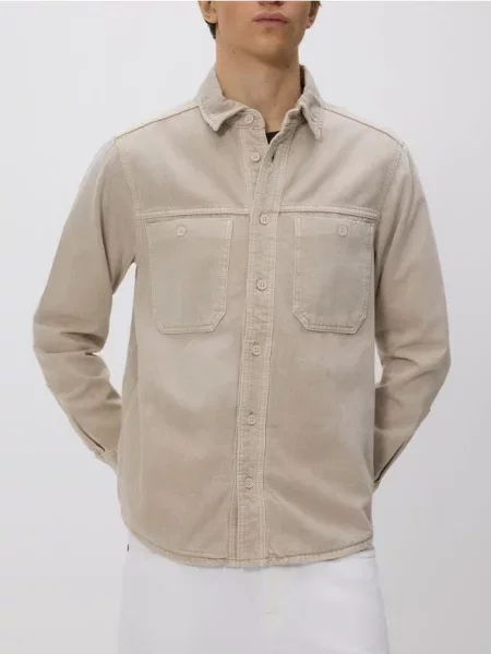Reserved Cămașă regular fit din bej