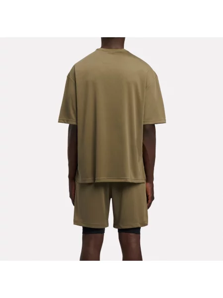 Reebok ID Basketball koszulka z nadrukiemunisex Army Green Size: XS zielona