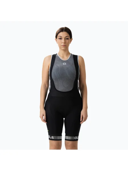Olcsóbban. Női kerékpáros rövidnadrág Alè Pantalone C/B Strada bibshort Méret: L fekete