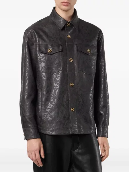 Риза Versace черно