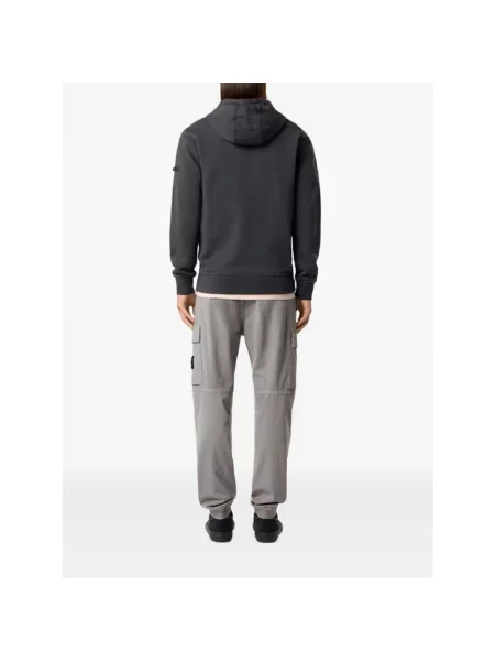 Spodnie cargo Stone Island z kamieniami szare
