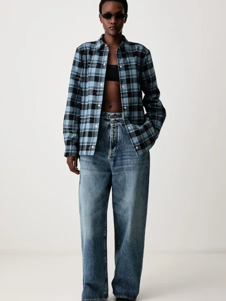 Off-White Check Flannel Padded сорочка біла
