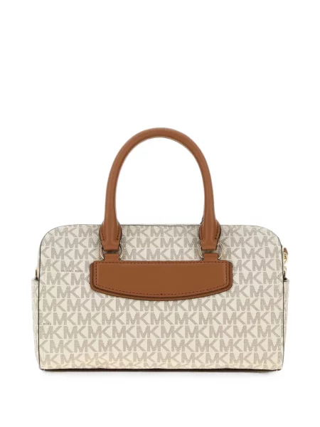 Geanta crossbody Michael Michael Kors din piele cu autograf maro