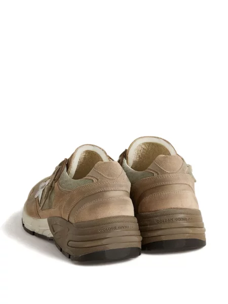 Sneakerși Golden Goose cu șireturi din dantelă gri