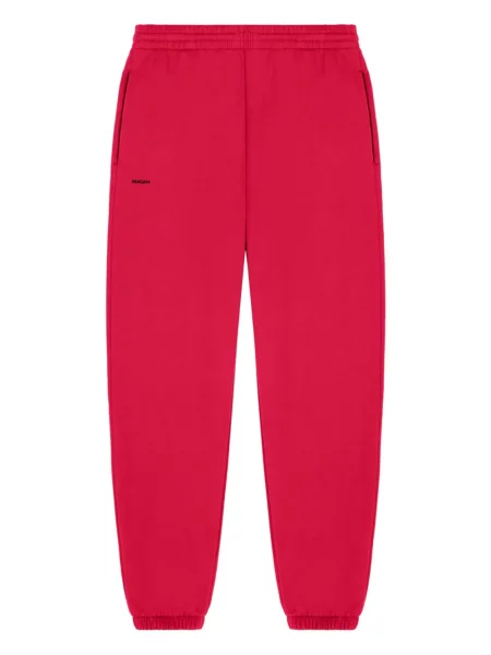 Pantaloni Pangaia roșu