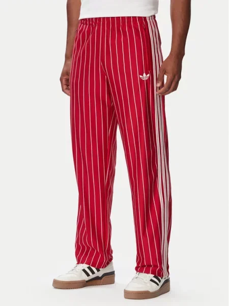 Adidas Melegítő alsó Firebrid Pinstripes Track piros