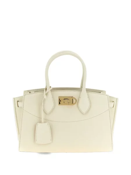 Kožna shopper torbica Ferragamo