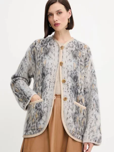 Forte Forte palton de lână gri