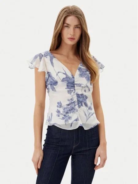 Guess Блуза бял