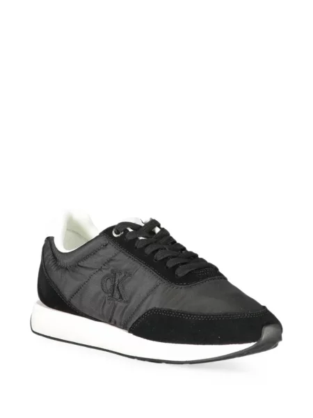 Sneakers Calvin Klein σουέντ μαύρο