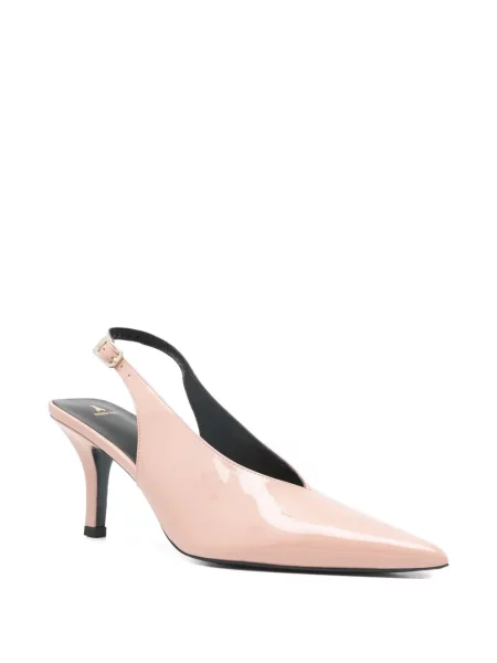 Pantofi cu toc Patrizia Pepe slingback roz