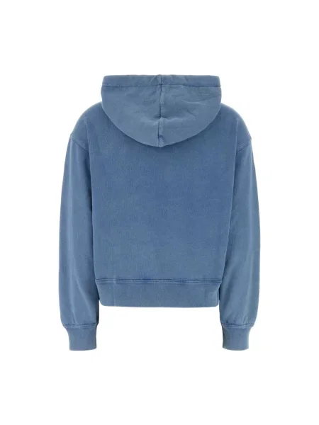 Bluza z kapturem Marant Etoile z kapturem niebieska