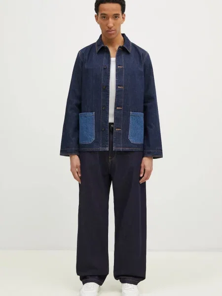 Джинсова куртка A.P.C. Veste Anthonin перехідна синій
