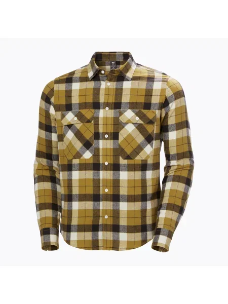Helly Hansen Férfi Lokka Organic Flannel lynx box csíkos kockás ing. Méret: XL sárga