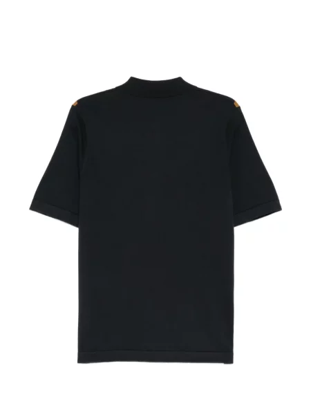 Pulover Fred Perry cu model argyle albastru