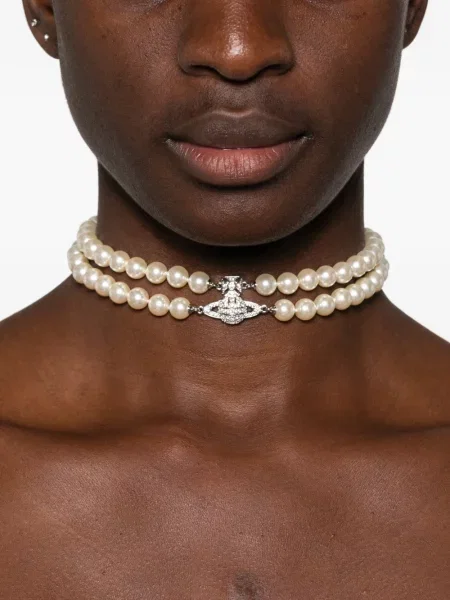 Colier Vivienne Westwood cu perle