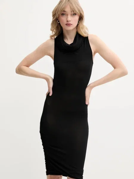 Rick Owens Lilies rochie mini mulata negru