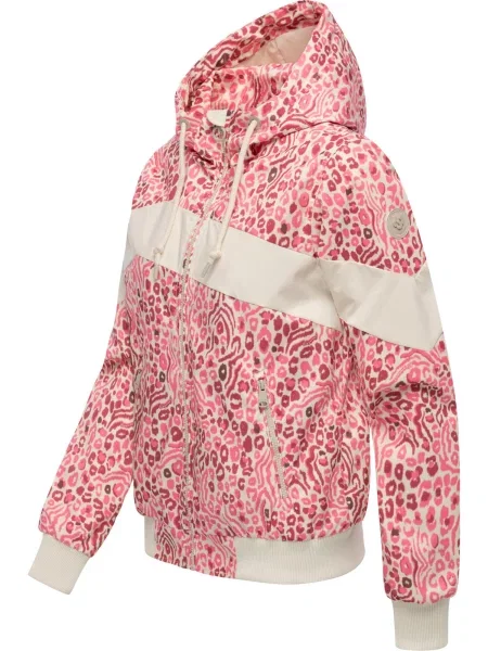 Ragwear Funkčná bunda Oggie purpurová / malinová biela