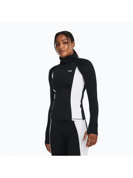 Tricou Under Armour Under Armour Train CW Funnel Neck pentru femei negru/galben/lime/alb alb