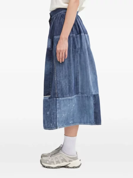 Fustă din denim Visvim albastru