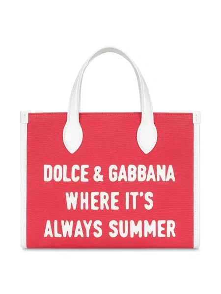 Shopperka dziecięca Dolce And Gabbana różowa
