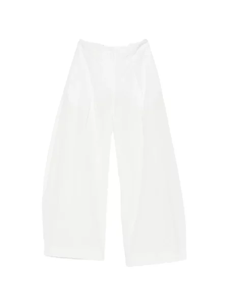 Pantaloni Jacquemus alb