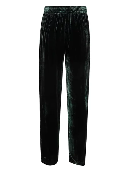 Pantaloni Bianco Levrin de catifea verde