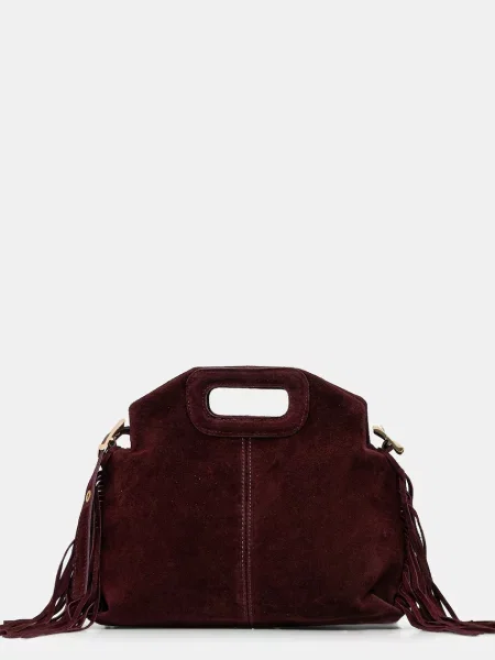 Torbica iz semiša Answear.LAB bordo